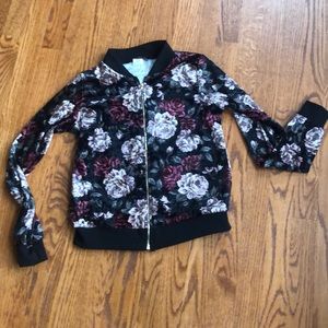 Cute girl’s jacket with zipper